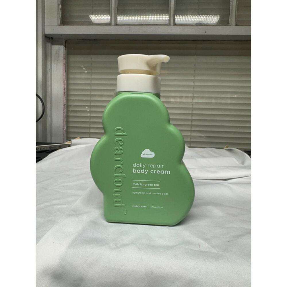 New! dearcloud daily repair body cream in matcha green tea